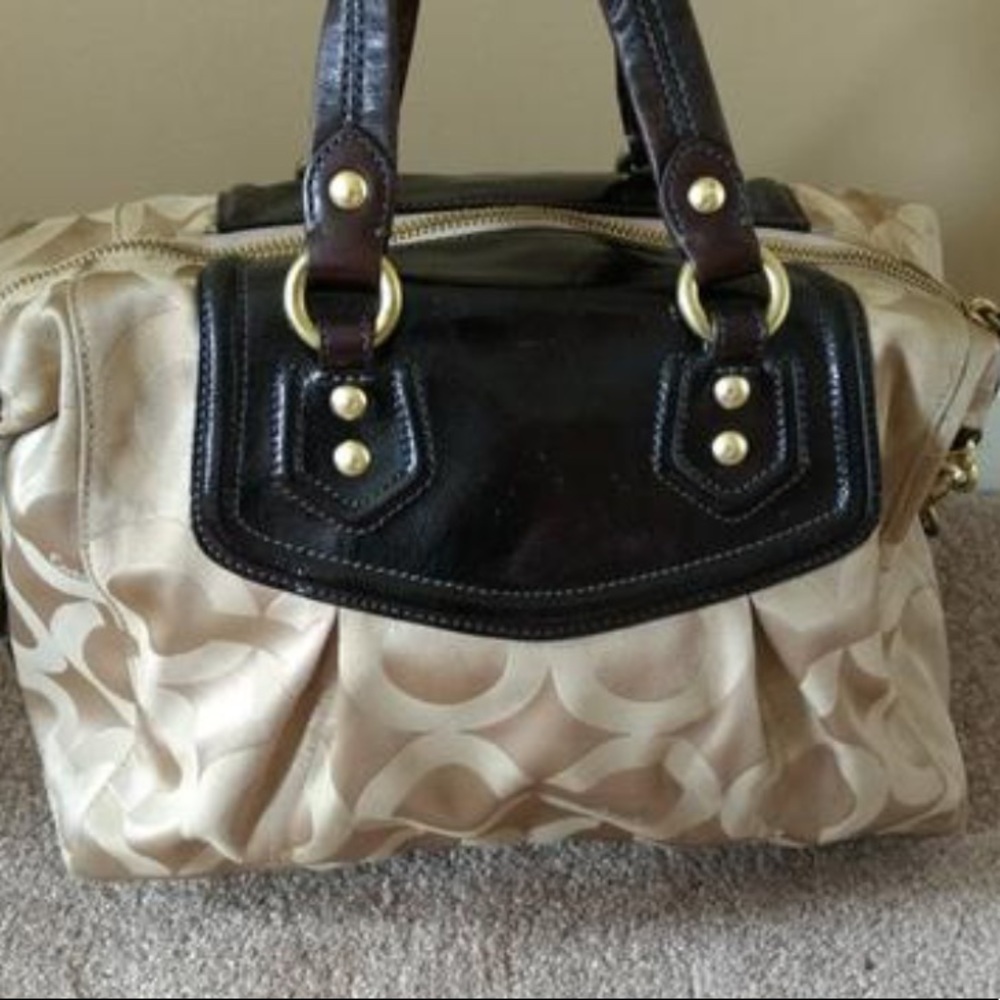 Authentic Coach Madison Audrey Op Art Sateen 14294 - Picture 11 of 16